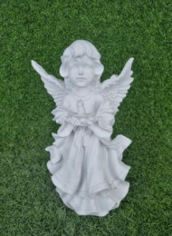 Фигурка садовая из полистоуна Ангел 17х10х30см ТулаСад 694