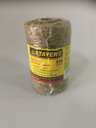 Шпагат пеньковый 110м d-1,4мм Stayer 50110-110