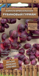 Капуста брюссельская Рубиновый гурман 0,1г цветной пакет серия Декоративный огород Поиск