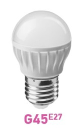 Лампа светодиодная 10Вт (эквивалент  75Вт) 230В E27 2700К теплый свет шар Онлайт OLL-G45-10-230-2,7K-E27