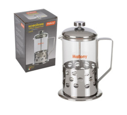 Френч-пресс 0,80л нержавеющая сталь+стекло Caffe Mallony B535-800ML/950082