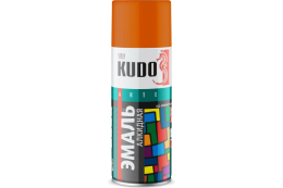 Аэрозольная краска "KUDO" универс. оранжевая 1019 520 мл KU-1019