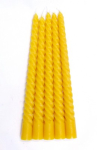 Свеча витая 45г желтый Антей-Кэндл 5050701