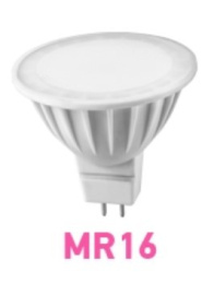 Лампа светодиодная 10Вт (эквивалент  75Вт) 230В GU 5.3 4000К белый (дневной) свет Онлайт OLL-MR16-10-230-4K-GU5.3