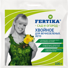 Хвойное Лето для хвойных 100г водорастворимое минеральное Фертика