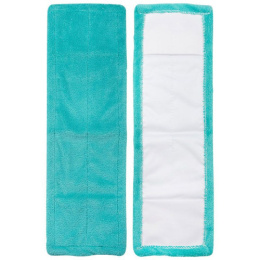 Насадка для швабры МОП плоская из микрофибры с карманами 14х44см, размер рамки 9х39,5см Рыжий кот MopM3-H/310309