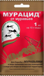 Мурацид  1мл ампула от садовых муравьев Зеленая Аптека Садовода