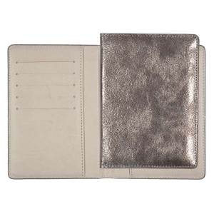 Обложка для паспорта Devente Voyager, искусственная кожа, серебряный 1030013