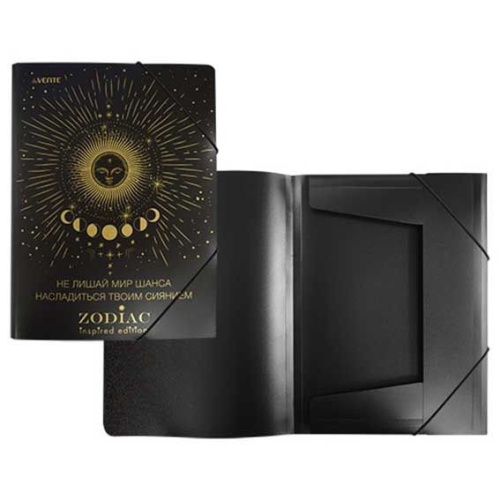 Папка на резинке Devente А4 400мкм Zodiac 3070309
