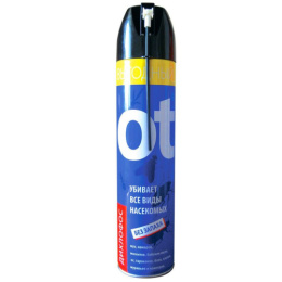 Дихлофос Ot 600мл от летающих и ползающих насекомых, без запаха Рубит 47298