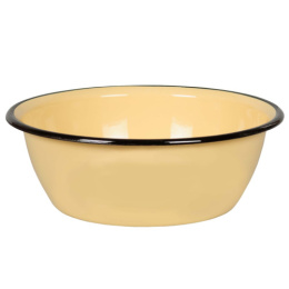 Миска эмалированная 3,5л без декора, в ассортименте СтальЭмаль 2с9