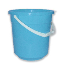 Ведро пластиковое 10л без крышки Лайт, мерное, бирюзовый БЗПИ 321815