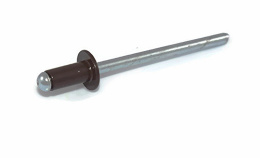 Заклепки Al/st 4.0х10  RAL 8019 т. коричневый 083-40108019
