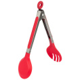 Щипцы универсальные нейлоновые нержавеющие ручки 21см Tongs-03 Mallony 985850