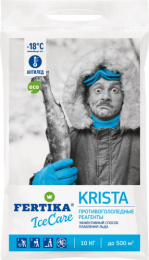 Антигололедная смесь 10кг от 0 до -18°C IceCare Krista Фертика
