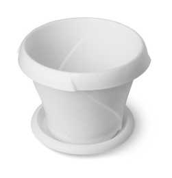 Кашпо пластиковое Флориана с поддоном 9,2л d-31,5см h-24см белый Martika С388БЕЛ