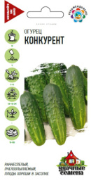 Огурец Конкурент  0,5г цветной пакет серия Удачные семена Гавриш