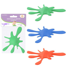 Фиксатор для дверей Клякса 18х15см, цвета в ассортименте Мультидом RC45-3