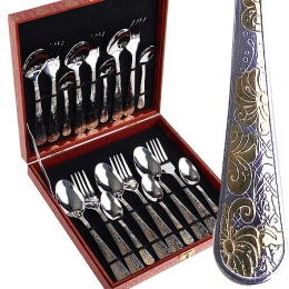 Набор столовых приборов из нержавеющей стали 18 предм. в кейсе Mayer & Boch 26475