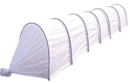 Парник Эконом с укрывным материалом №35 6,5х0,9х0,8м дуга пластиковая d-1,6см l-2,3м (7шт.) без клипсов Садовита
