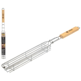 Решетка для барбекю хромированная 49х4х3,5см Ecos 9710D