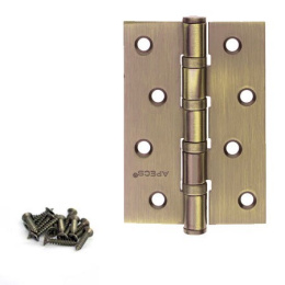 Петля врезная Apecs 100х70-B4-Steel-MB универсальная, матовая бронза Apecs 36036