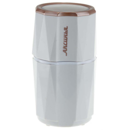 Кофемолка электрическая 200Вт, вместимость 60г, белый Аксинья КС-603