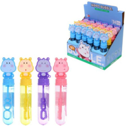 Мыльные пузыри   40мл 13см Бегемотик, в ассортименте 552-576