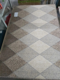 Коврик напольный на войлочной основе с низким ворсом Принт 100х150см p2461/a2p