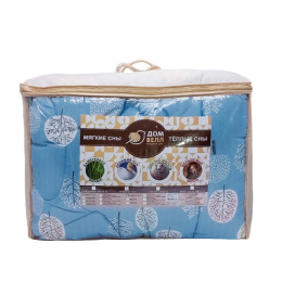 Одеяло 140х205см Лебяжий пух (м/ф) в чемодане Коллекция Удачная ДомВелл 