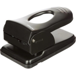 Дырокол  65 листов Attache, металлический, с линейкой, черный 1613577