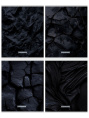 Тетрадь  96 листов Черные текстуры-1 96-0126
