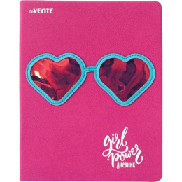 Дневник универсальный твердая обложка Devente Girl Power, обложка из искусственной кожи 2021963