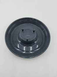 Поддон 190мм пластиковый для подвесного кашпо Глория 2л антрацит 5plast 5PL0631