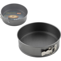 Форма для выпечки из углеродистой стали с антиприг. покрытием разъемная круглая d-22см h-6,8см, KR-4003 Mallony 007729