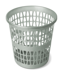 Корзина для бумаг пластиковая 11л Феста, цвета в ассортименте Martika С722