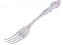 М3 Тройка Вилка столовая из нержавеющей стали с худож. росписью Павловский завод им. Кирова СВ-2/10д