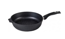 Сковорода алюминиевая литая с антиприг. покрытием Гранит Black d-22см без крышки с бакелит. ручкой Мечта 22802