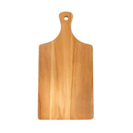 Доска разделочная деревянная бук 420х220х15мм №4 с ручкой Мирхозторг 20190