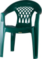 Кресло пластиковое Элегант зеленый Ар-Пласт 11012