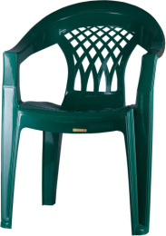 Кресло пластиковое Элегант зеленый Ар-Пласт 11012