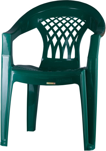 Кресло пластиковое Элегант зеленый Ар-Пласт 11012