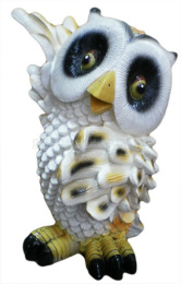 Фигурка садовая гипсовая Сова 21х32см ГусьДекорЛюкс 11С27