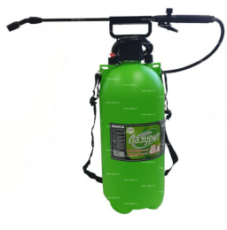 Опрыскиватель помповый пластиковый  8л Лазурит с ремнем Инструм-Агро 011480
