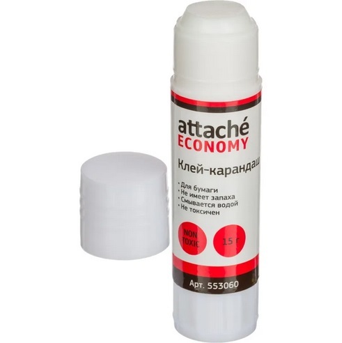 Клей-карандаш 15г Attache 553060