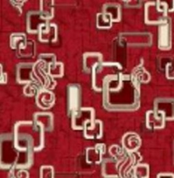 Коврик напольный на войлочной основе с низким ворсом Принт 100х150см p1594/с5p