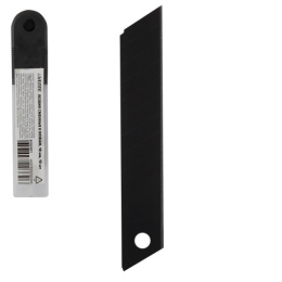 Лезвия для канцелярских ножей большое 18мм Devente Total Black, черные, 10шт. 4092401