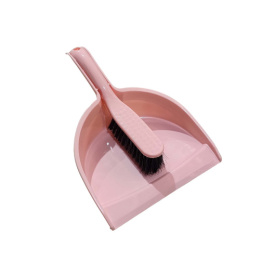 Комплект для уборки пластиковый (совок 21х16см + щетка - сметка 25х3,5см) Радужный Дом РД24301