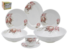 Набор столовый стеклокерамический 32 предмета Чайные розы, в п/у Lavenir 32PCSS YF20032