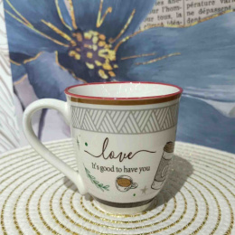 Кружка керамическая 380мл Кофе, в ассортименте Радужный Дом РД83307